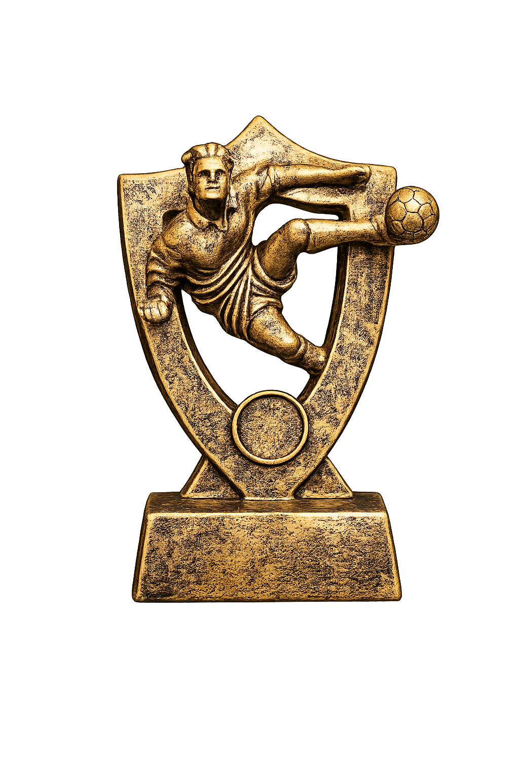 Football Player Trophy Sculpture