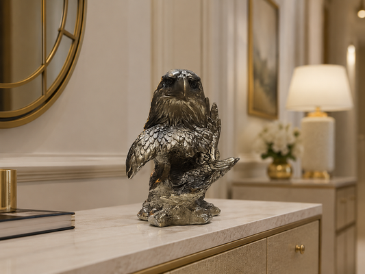 Majestic Eagle Resin Sculpture