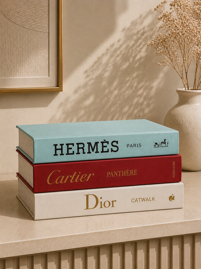 Luxury Decorative Dummy Storage Books