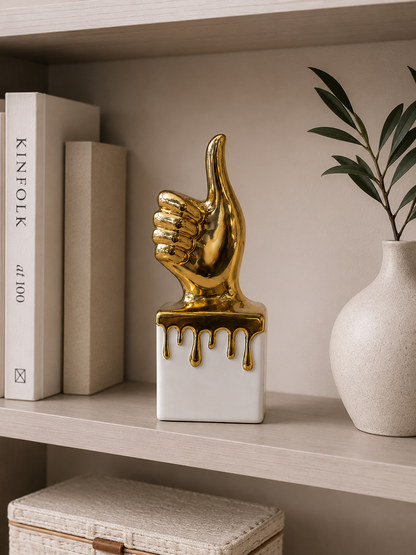 Luxury Thumbs Up Hand Sculpture