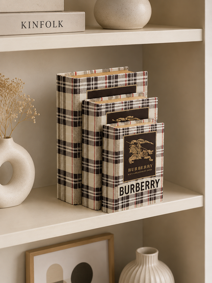 Luxury Decorative Book Box Set of 3