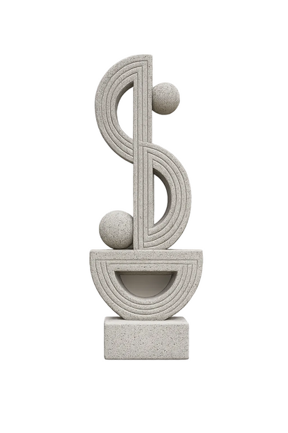 Minimalist Geometric Table Decor Sculpture