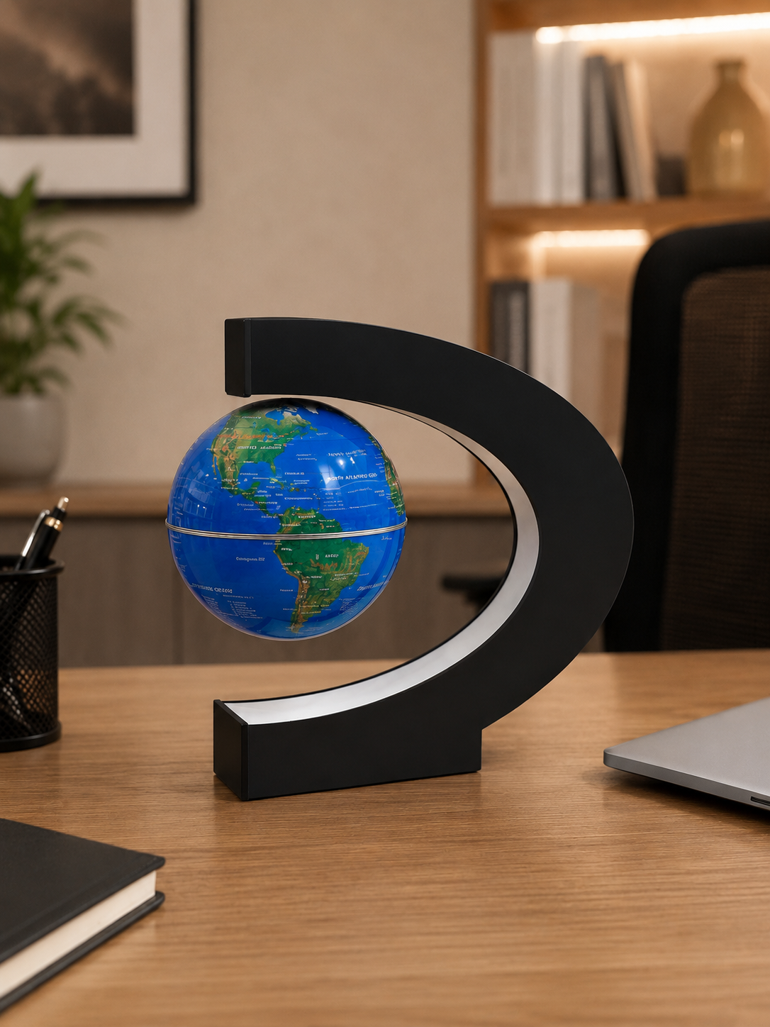 Premium Floating Magnetic Levitation Globe with LED Light