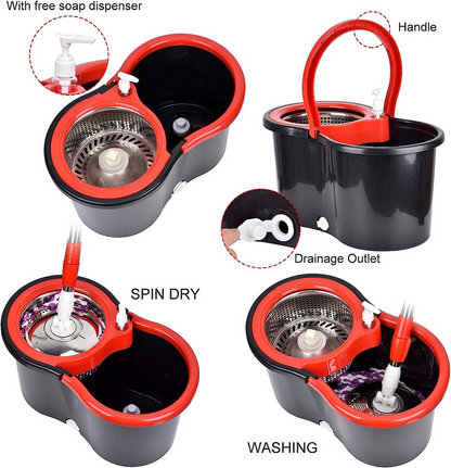 360° Stainless Steel Magic Mop