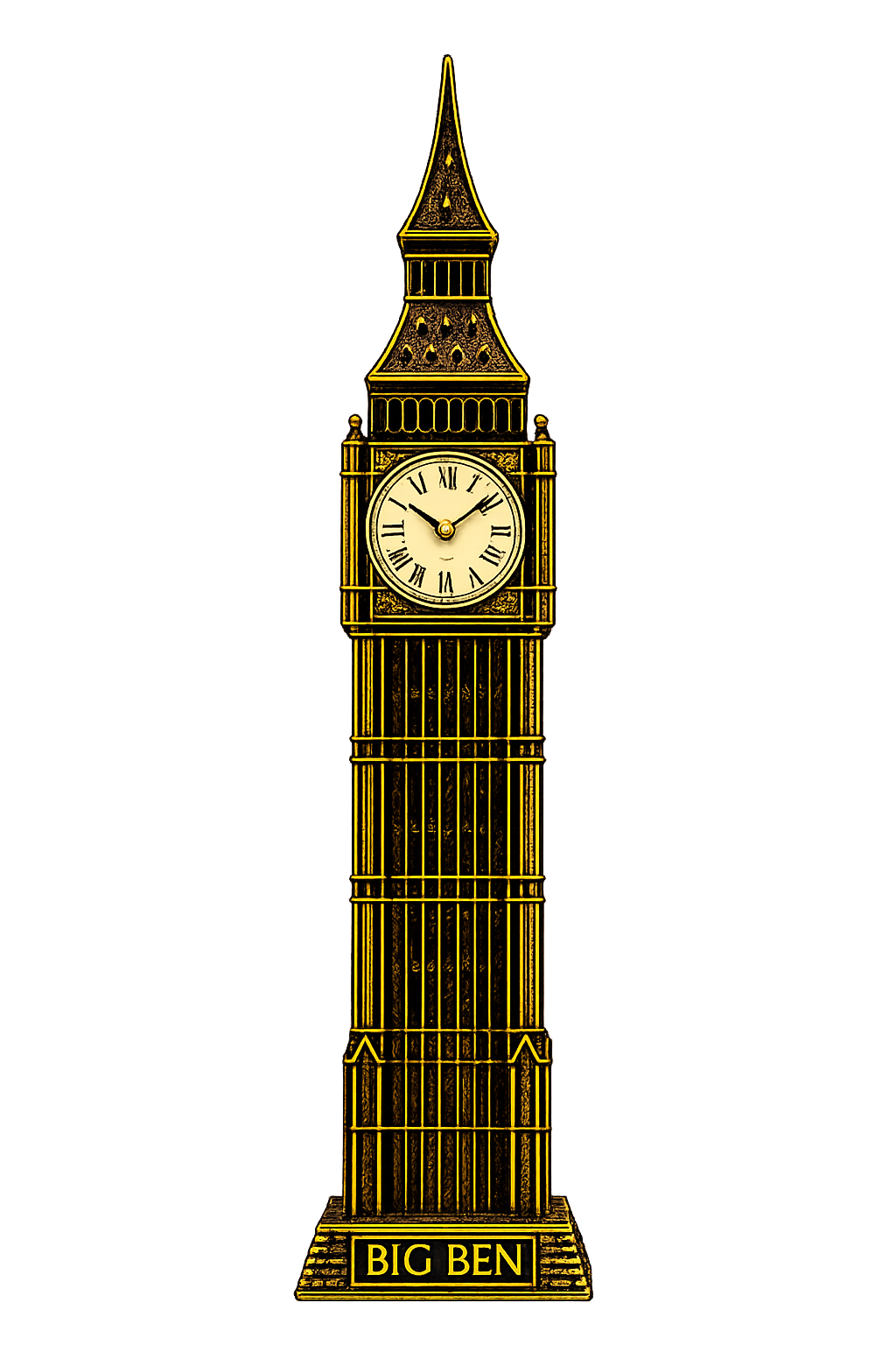 Big Ben Clock Tower Decorative Showpiece
