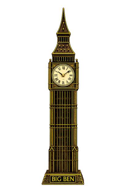 Big Ben Clock Tower Decorative Showpiece