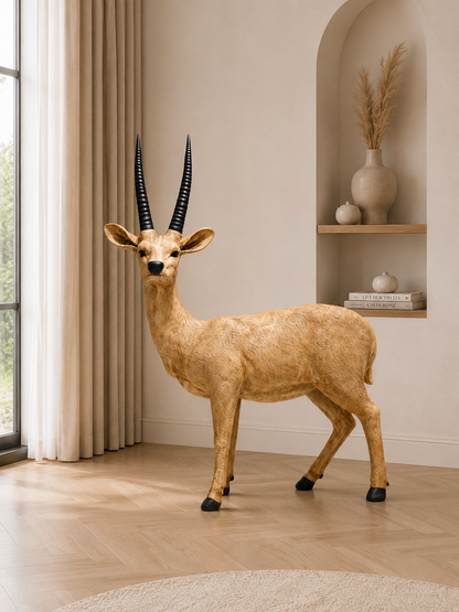 Luxury Standing Deer Statue