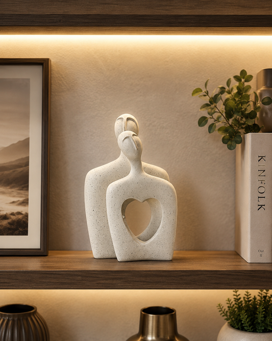 Abstract Couple Love Sculpture Set