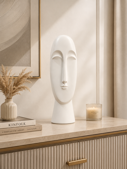 Abstract Face Sculpture