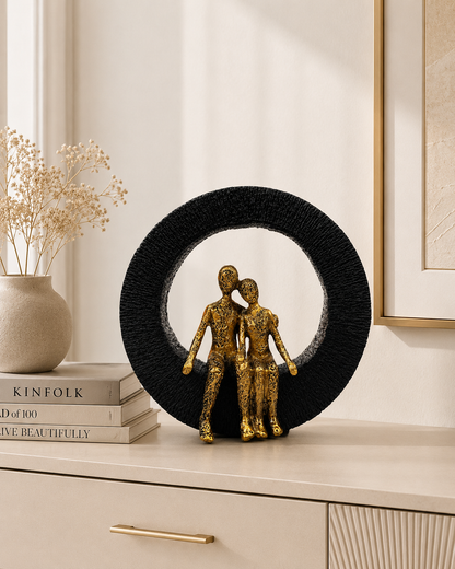 Modern Abstract Couple Sculpture