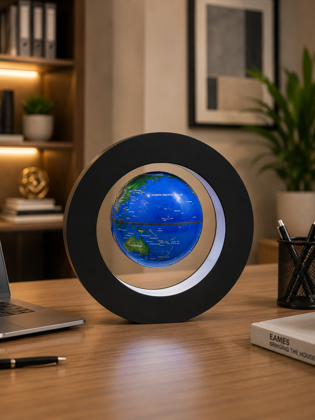 Premium Floating Magnetic Globe with LED Light