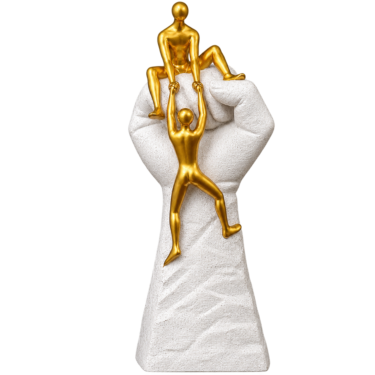 Luxury Golden Human Connection Sculpture