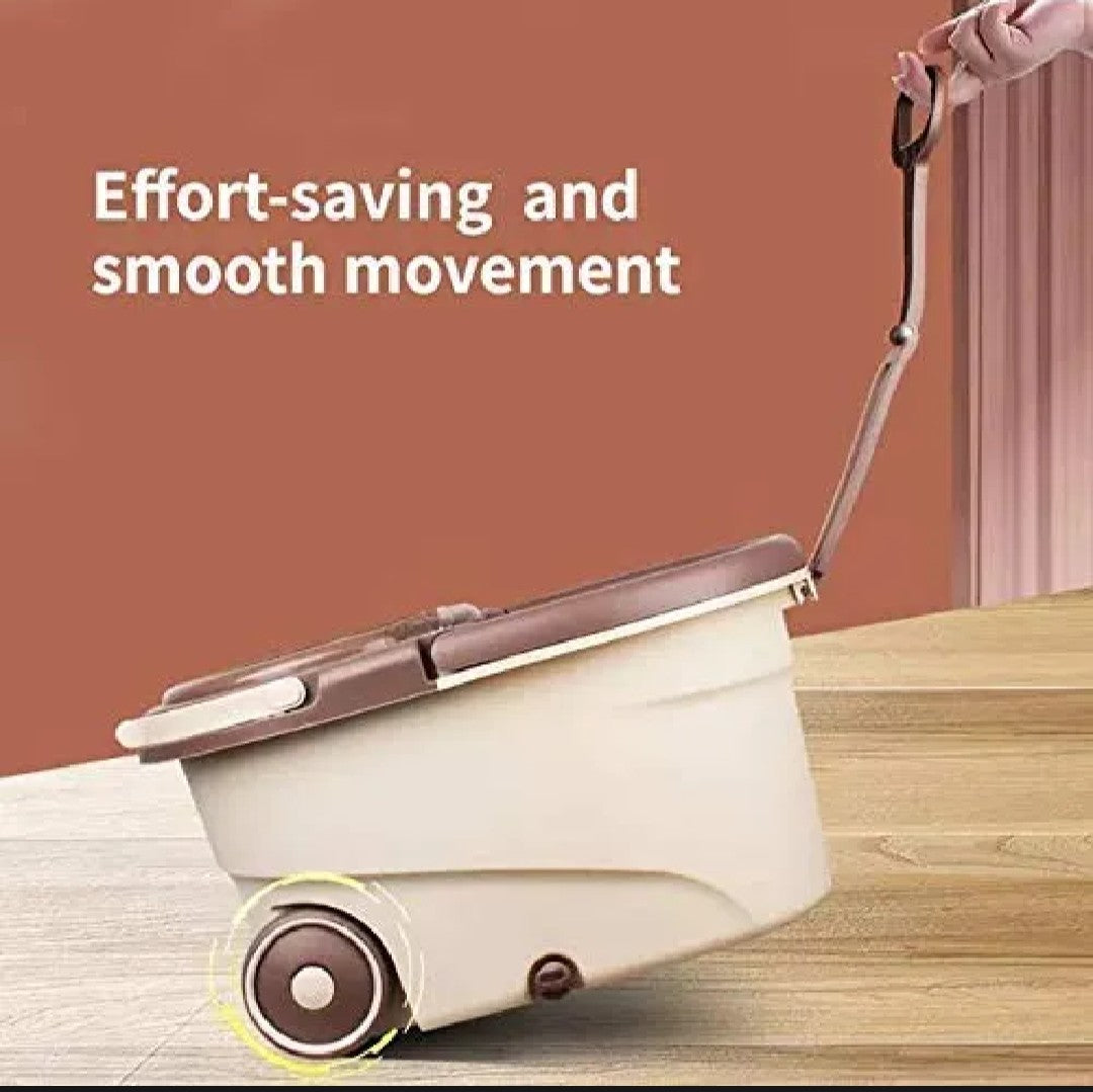 Infinite Wiz Floor Cleaning 360° Spin Microfiber Mop & Bucket Set