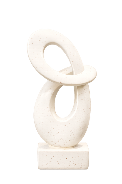 Modern Abstract Loop Sculpture
