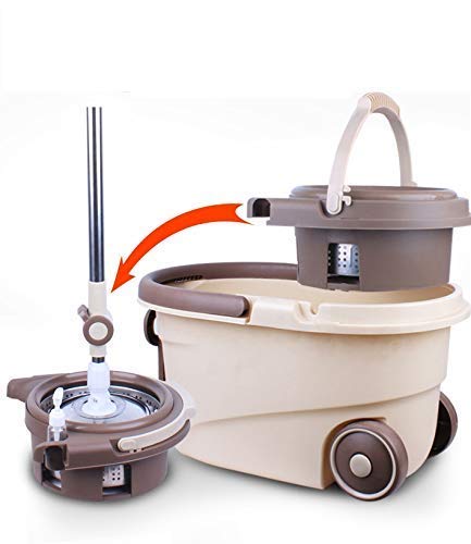 Infinite Wiz Floor Cleaning 360° Spin Microfiber Mop & Bucket Set