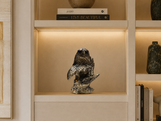 Majestic Eagle Resin Sculpture