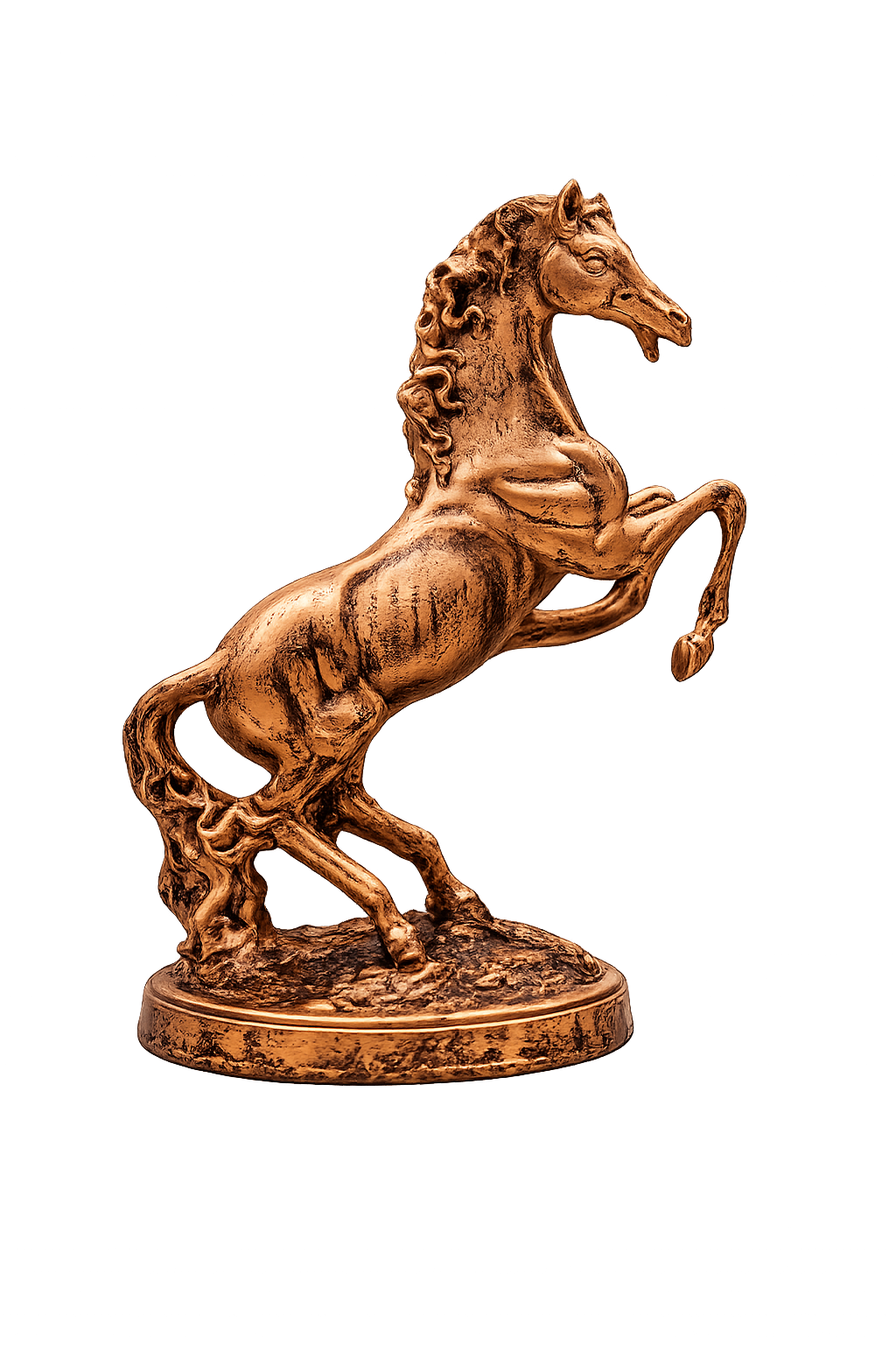 Rising Horse Resin Showpiece