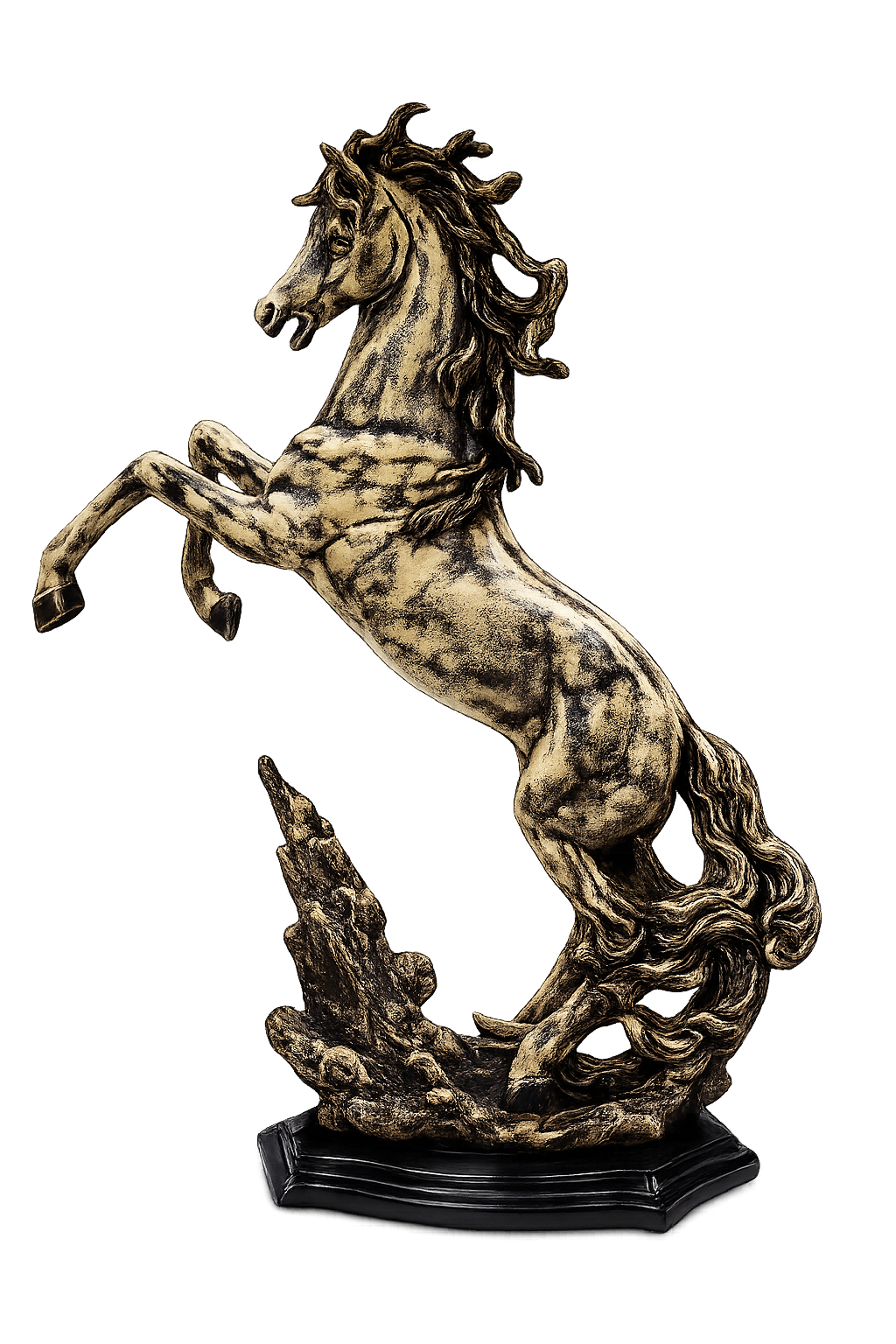 Luxury Rearing Horse Statue