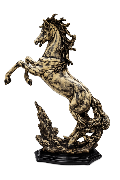Luxury Rearing Horse Statue