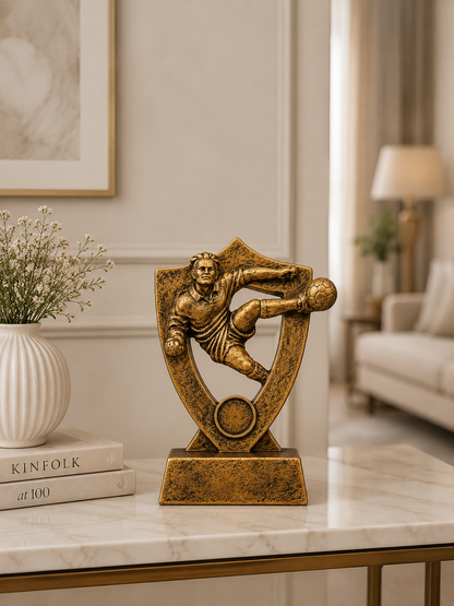 Football Player Trophy Sculpture